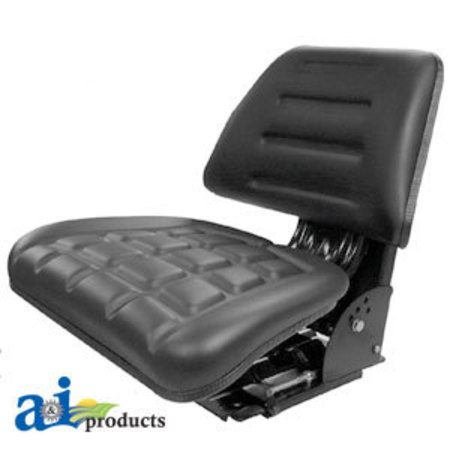 A & I PRODUCTS Flip-Up Seat, Trapezoid Back, BLK 21.5" x18" x9.5" A-TF222BL